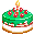 2nd Anniversary Cake – Green